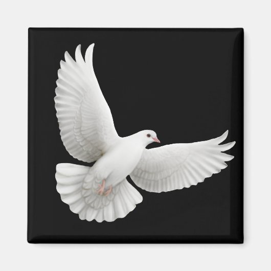 Peace Dove Magnet Magneet (Voorkant)