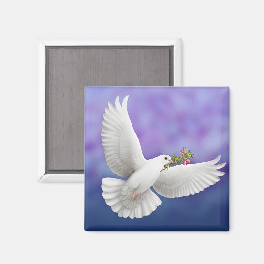 Peace Dove Magnet Magneet (Voorkant / Achterkant)