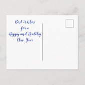 Peace Dove Nieuwjaar Briefkaart (Achterkant)