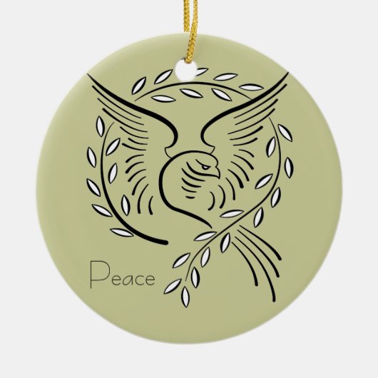 Peace Dove Ornament (Voorkant)