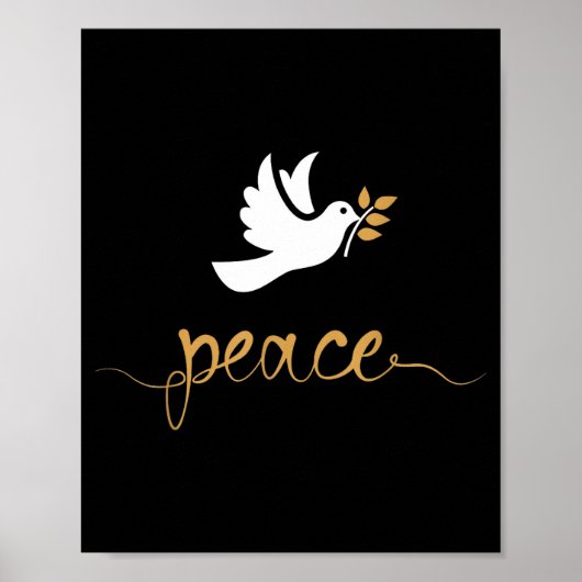Peace Dove Poster (Voorkant)