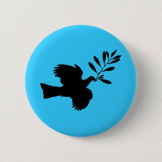 Peace Dove Ronde Button 5,7 Cm