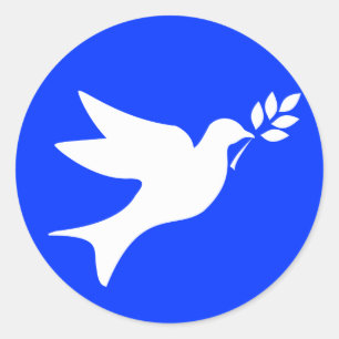 Peace Dove Ronde Sticker