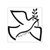 Peace Dove Rubberstempel (Afrduk)