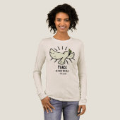 Peace Dove Shirt met lange mouwen (Voorkant)