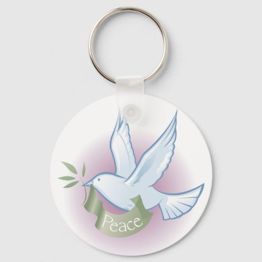 Peace Dove Sleutelhanger (Voorkant)