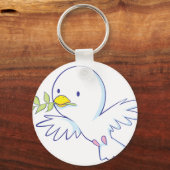 Peace Dove Sleutelhanger (Voorkant)
