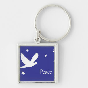Peace Dove Sleutelhanger
