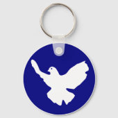 Peace Dove Sleutelhanger (Voorkant)