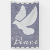 Peace Dove Spandoek (Verticaal)