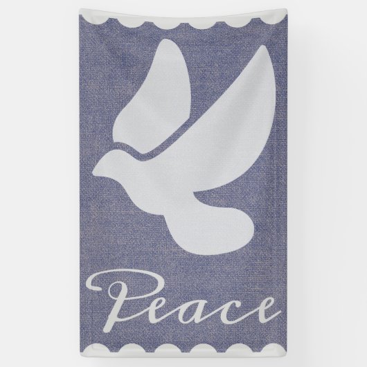 Peace Dove Spandoek (Verticaal)