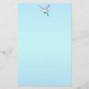 Peace Dove Stationery Briefpapier