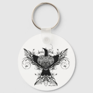 Peace Dove tattoo art sleutelhanger