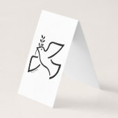 Peace Dove Visitekaartjes (Achterkant)