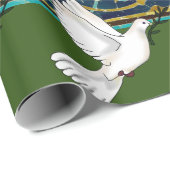 PEACE DOVE Wrapping Paper Cadeaupapier (Rol Hoek)