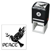 PEACE Dove Zelfinktende Stempel (In situ)