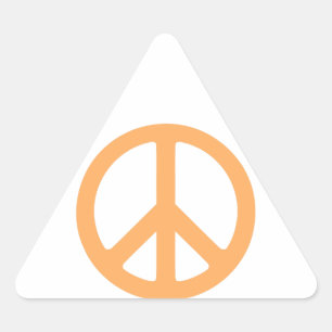 Peace Driehoek Sticker
