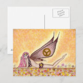 Peace Faery Briefkaart (Voorkant / Achterkant)