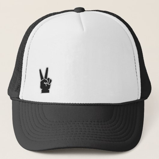 Peace Fingers Trucker Pet (Voorkant)