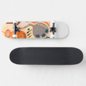 Peace flower's skateboard (Horizontaal)