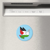 Peace for Palestine Magnet Magneet (Insitu (Vaatwasser))