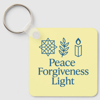Peace Forgiveness Light Keychain