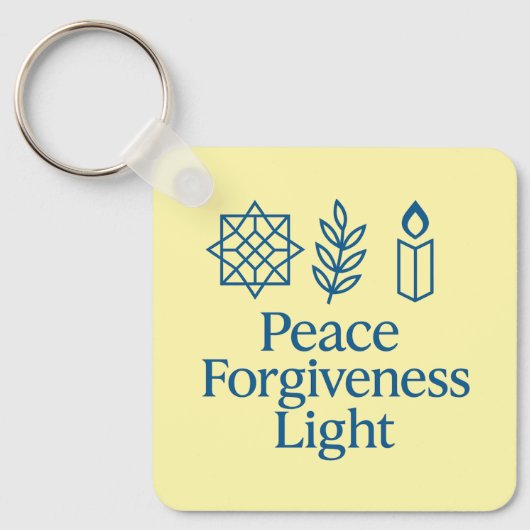 Peace Forgiveness Light Keychain (Voorkant)