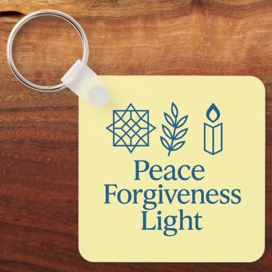 Peace Forgiveness Light Keychain (Voorkant)