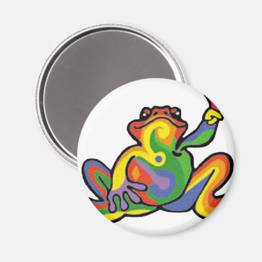 Peace Frog Magneet (Voorkant / Achterkant)