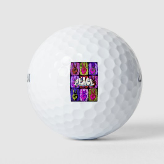 Peace Golfballen (Voorkant)