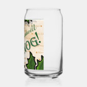 Peace, Goodwill and Eggnog Christmas Blikvorm Glas (Links)