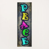 Peace Graffiti Yogamat (Achterkant)