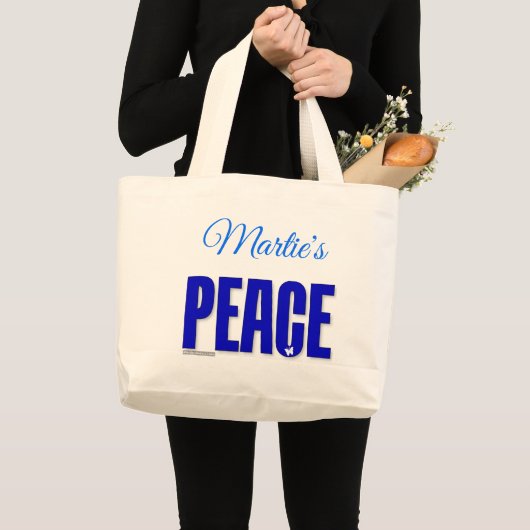 Peace Grote Tote Bag (Voorkant (product))