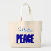 Peace Grote Tote Bag (Voorkant)