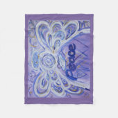 Peace Guardian Angel Art Custom Fleece Deken (Voorkant)