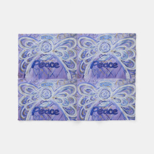 Peace Guardian Angel Art Custom Fleece Deken