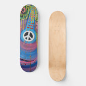 Peace Guitar-skateboard Skateboard (Voorkant)