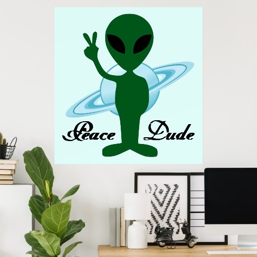 Peace guy poster (Thuiskantoor)