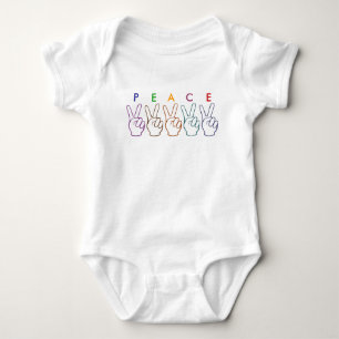 Peace Hands Romper