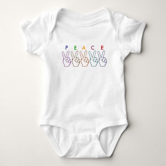 Peace Hands Romper (Voorkant)