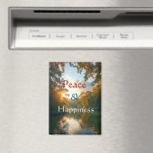 Peace & Happiness  Magnet Magneet (Insitu (Vaatwasser))