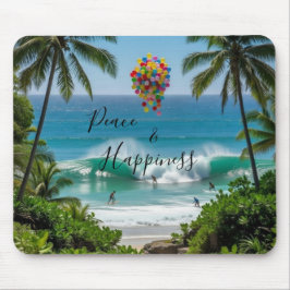 Peace & Happiness Mousepad Muismat