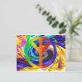 Peace & Harmony_ Briefkaart (Staand voorkant)