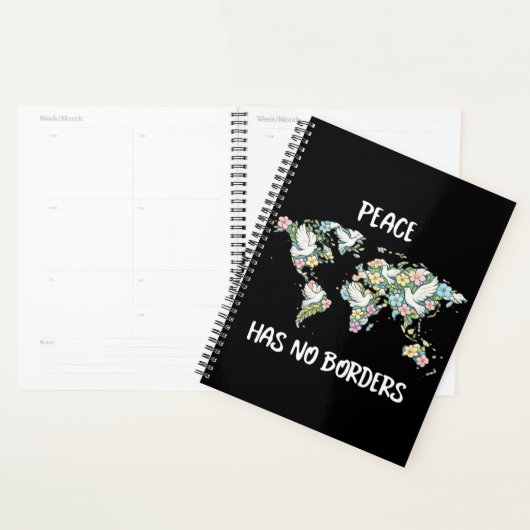 Peace Has No Borders Planner (Display)