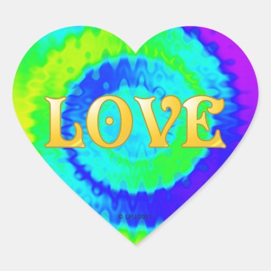 Peace Heart Stickers (Voorkant)