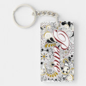 Peace Henna Design Sleutelhanger (Voorkant)