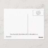 Peace Hippie Doll-Briefkaart Briefkaart (Achterkant)