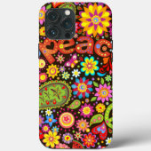 Peace Hippie iPhone | 60s Hippie iPhone Case-Mate Case-Mate iPhone Case (Achterkant)