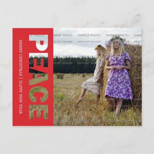 Peace Holiday Briefkaart (Voorkant)