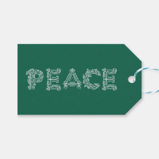 Peace Holiday Gift Label Cadeaulabel